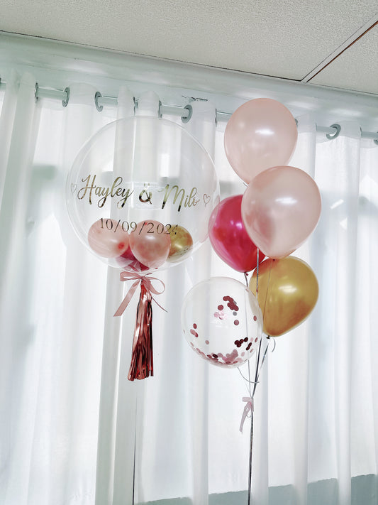 婚禮氣球串套裝 Wedding Balloon Bouquet Set